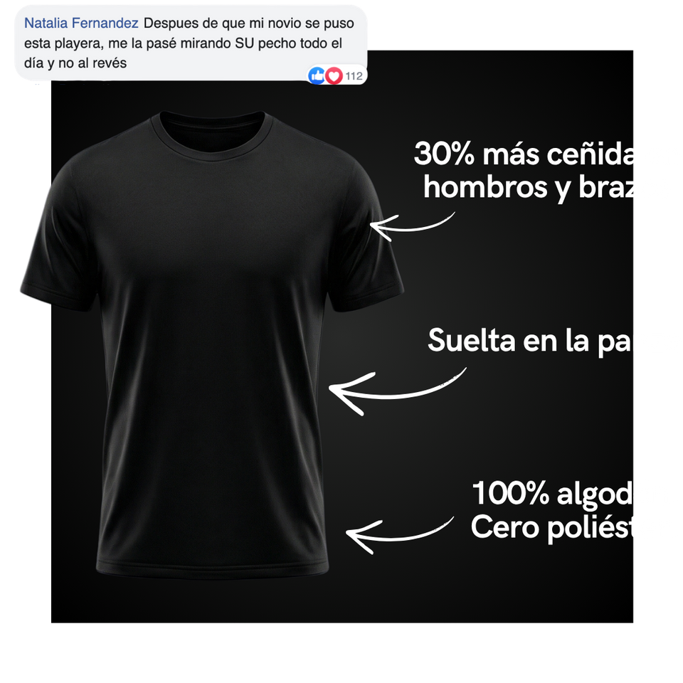 Playera Azero — Corte Doble Zona